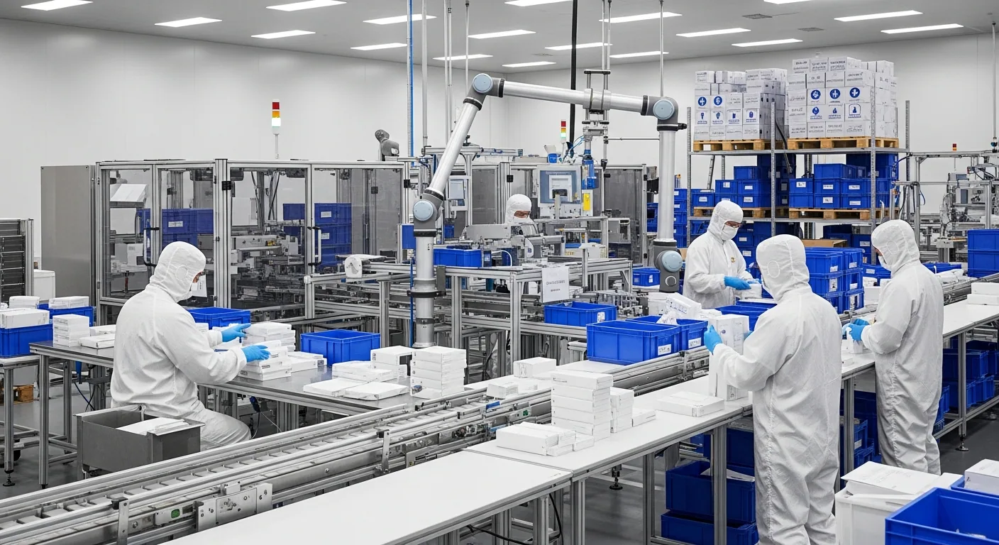 Medical manufacturing and packaging operations